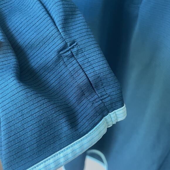 Under Armour Sweatshirt Womens Size L Blue‎ Running Half Zip Dri-Fit Heatgear - Picture 7 of 11